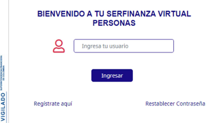 Consultar extracto en Serfinanza