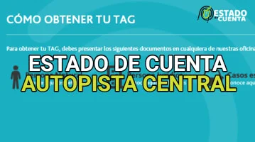 Estado de Cuenta Autopista Central
