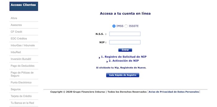 Estado de cuenta Afore Inbursa 2