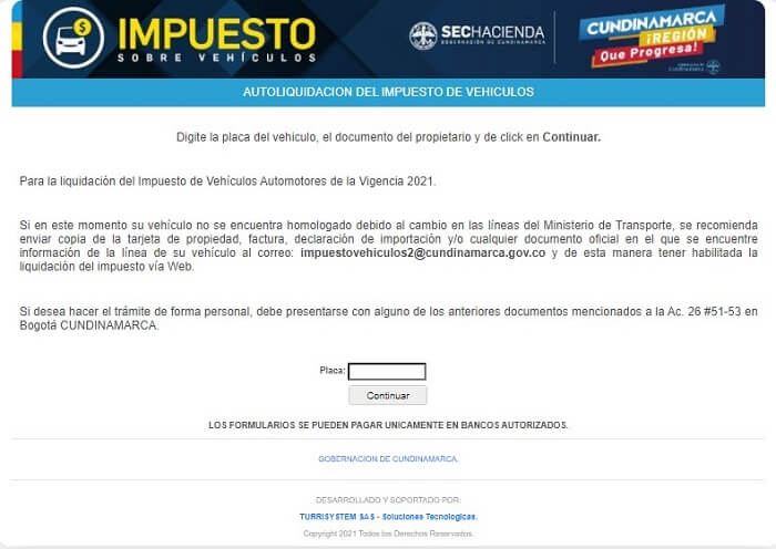 Estado de Cuenta Cundinamarca